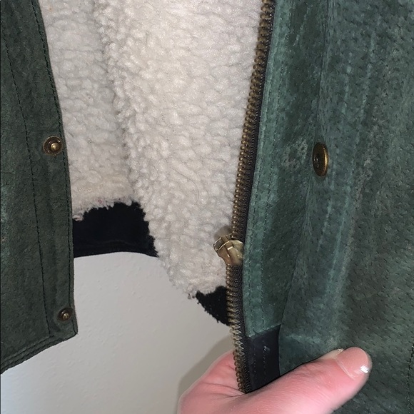 Vintage Leather/ Wool RETRO Jacket - Picture 9 of 11